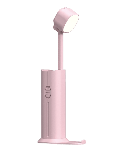 Retractable Power Bank Flashlight LED Table Lamp - Green