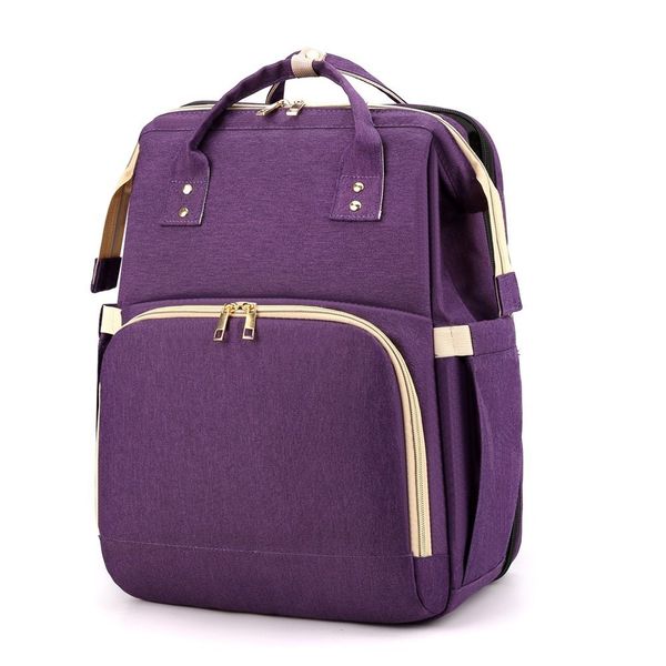 Multifunctional Diaper/ Changing Bag Purple