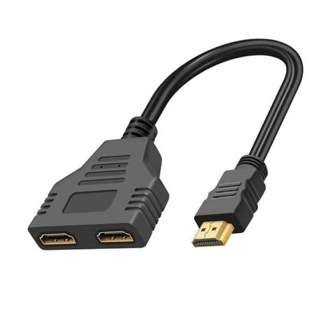 1 Way Male To 2 Way Female HDMI Splitter 1080P Frequency Range 50-60Hz Image