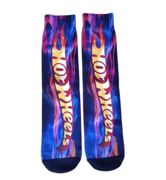 Retro Style Novelty Socks - Hot Wheels
