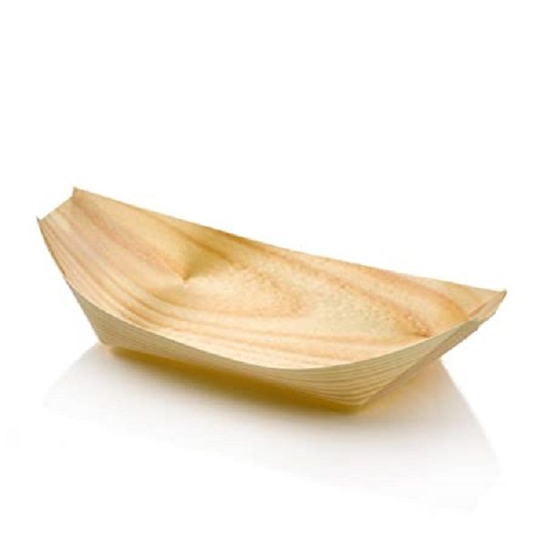 Pingu Bamboo Leaf Sushi Plate Disposable 100s