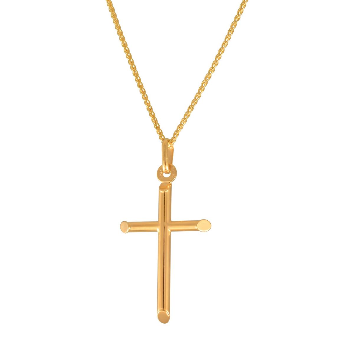 Art Jewellers - 9ct Yellow Gold 30mm Cross Pendant | Shop Today. Get it ...