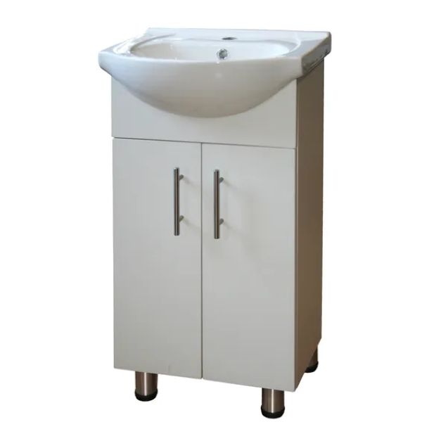 2 Door Vanity Basin Cabinet 450mm (Basin Included)