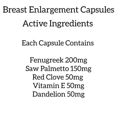 Bundle Breast Enlargement Powder 60 Capsules Breast Enhance