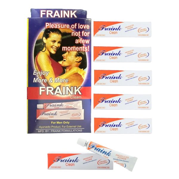 Fraink Delay Cream 6 Piece Dispenser By PARISetc - Discreet Packing