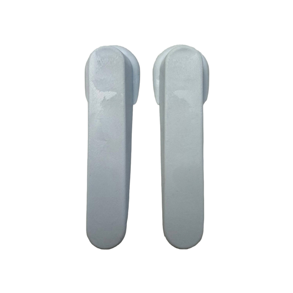 2 Piece Door Stops - White