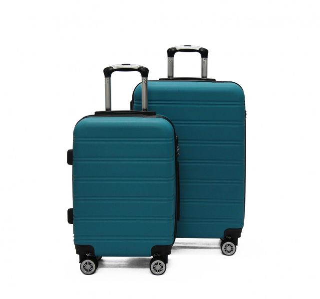 Side Kick Topaz 2 Piece Luggage Set - Sea Green