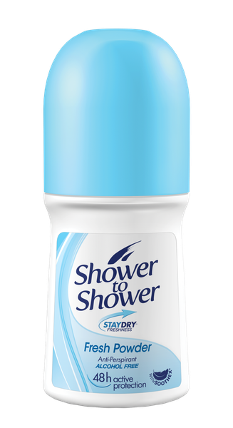 Shower to Shower Roll-on 50ml Fresh Powder