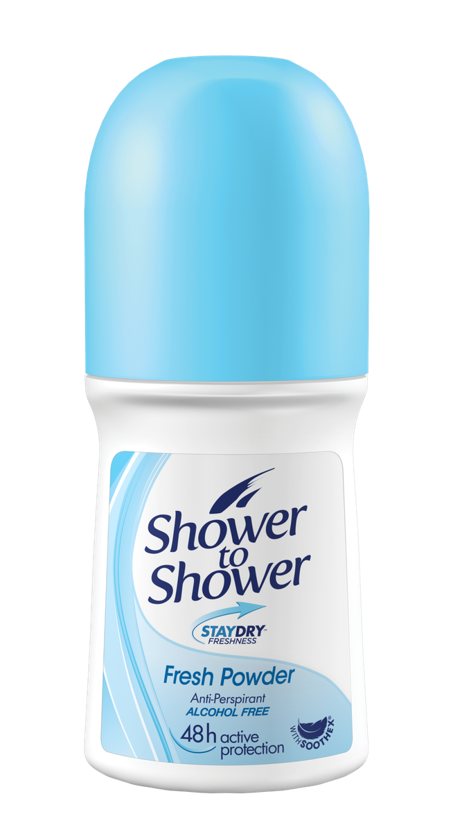Shower to Shower Roll-on 50ml Fresh Powder