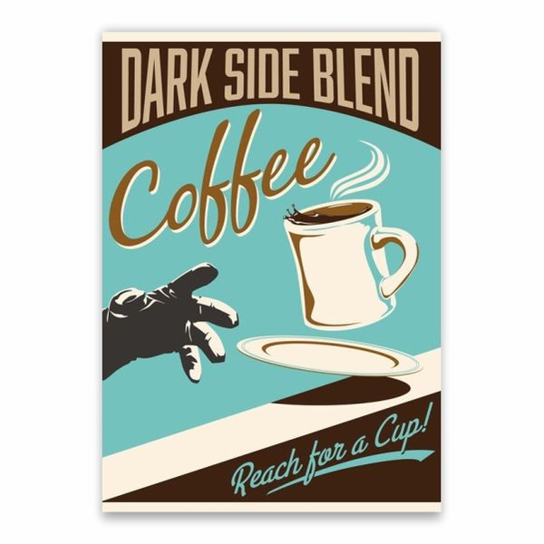 Dark Side Coffee Poster - A1