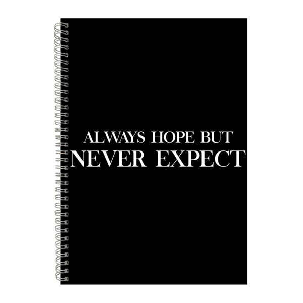 Hope A4 Notebook Spiral Lined Motivational Sayings Graphic Notepad Gift 185