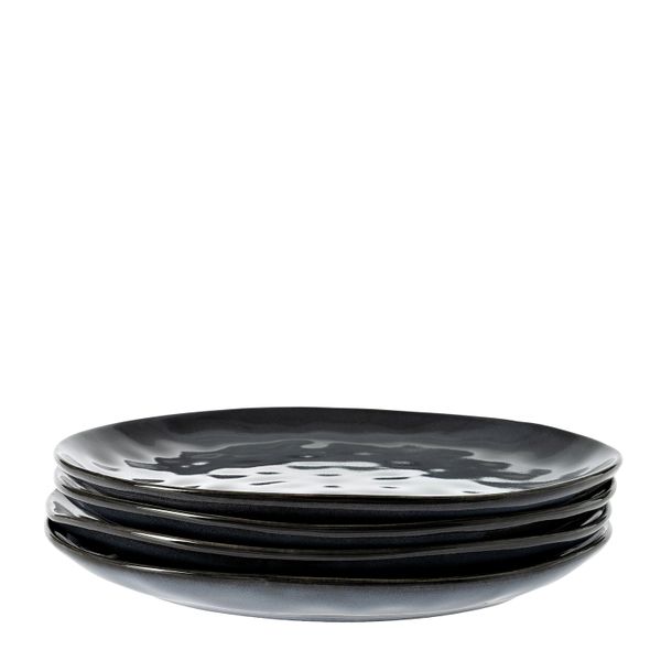 George &amp; Mason - Mila Ceramic Dinner Plate 27.2cm 4pk - Blue