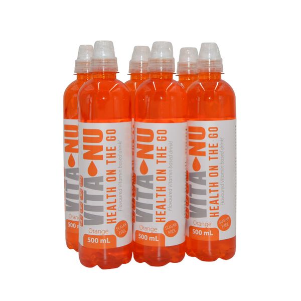 VitaNu Vitamin Boost Orange Drink 500ml - 6 Pack