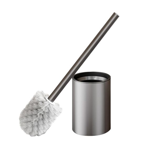 Minimalist Wall-Mounted Toilet Brush And Holder