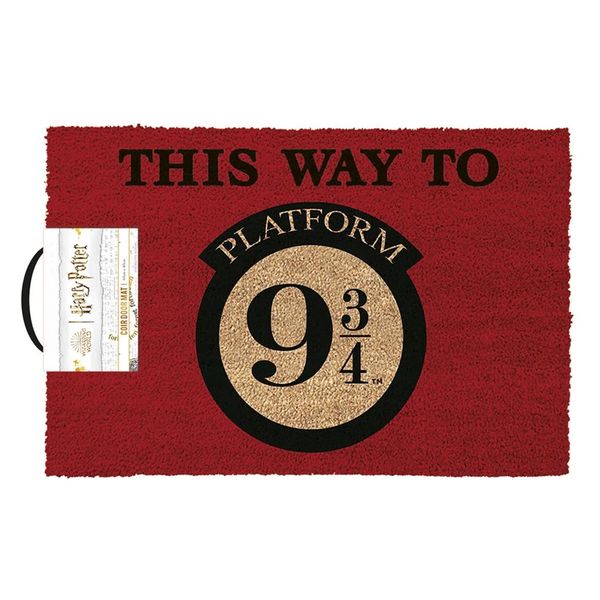 Harry Potter (This Way To Platform 9 3/4) Coir Doormat (60cm x 40cm)