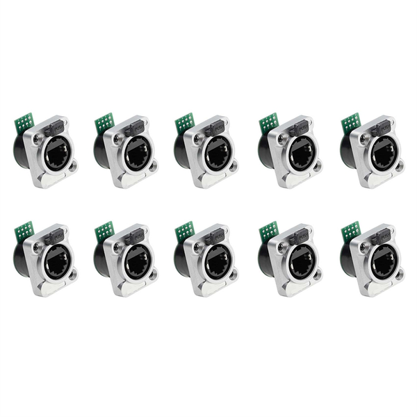Ethernet Rj45 Chassis Socket NE8FDP Ethernet Pass Through Connector B