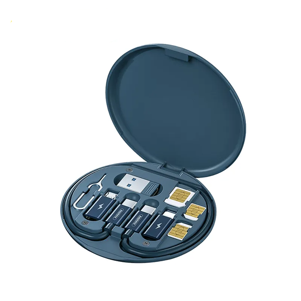 RC-190 5in1 Cable Storage Box 60W Fast Charging For Mobile Phones