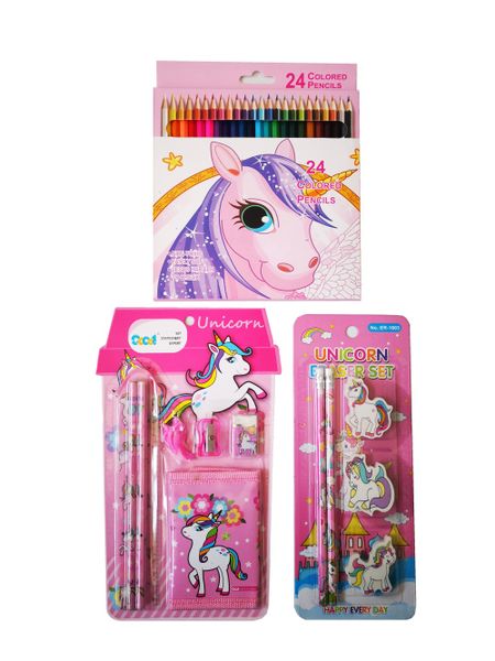 Unicorn Themed Stationery - pack of 3