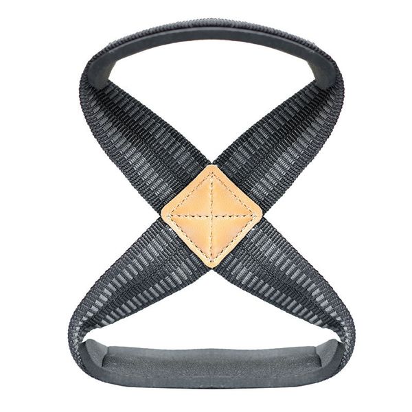 Figure 8 Powerlifting Straps with Reinforced Leather Center Pad