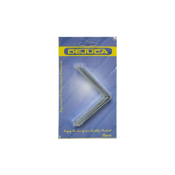 Dejuca - Corner Brackets - 75mm - 4/Card - 6 Pack
