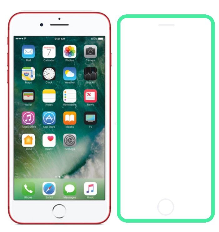 MXM™ Luminous Border Glow In The Dark Screen Protector For iPhone 6/ 7