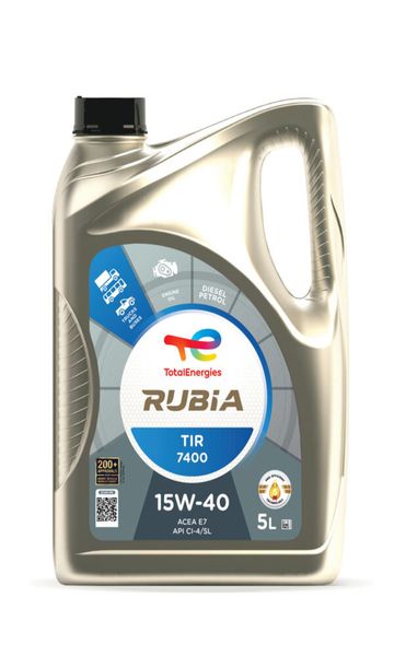 TotalEnergies Rubia TIR 7400 Diesel Engine Oil, 5L