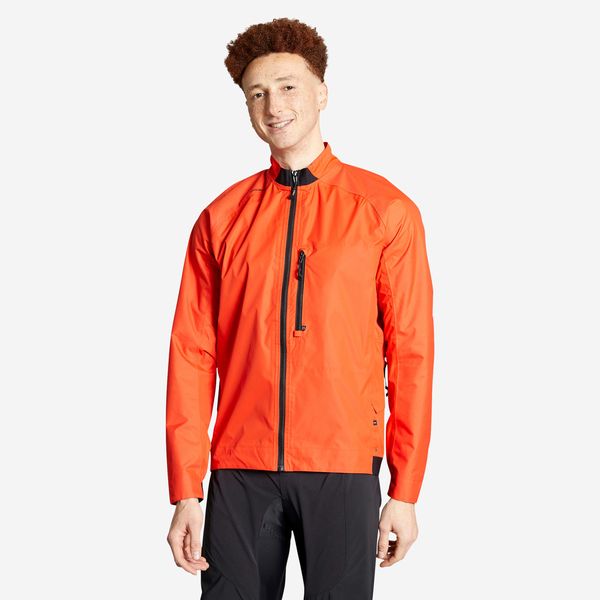 Rockrider Mountain Bike Rainproof Jacket Comfort 500 - Red