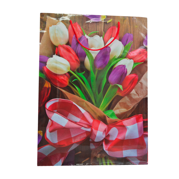 Tulip Theme Gift Bag - Pack of 10
