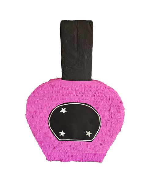 Pink &amp; Black Nailpolish Bottle Pinata
