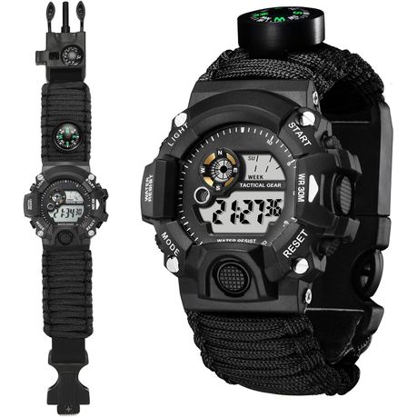 Waterproof sales survival watch