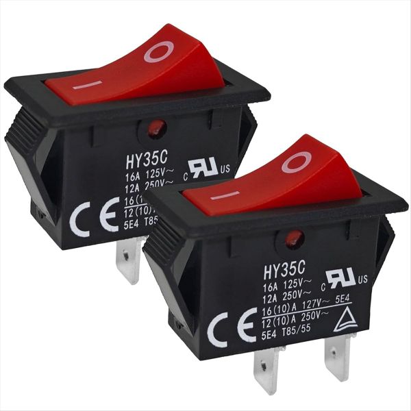 HY35C Push Button Switch (Pack of 2) for Industrial Electric