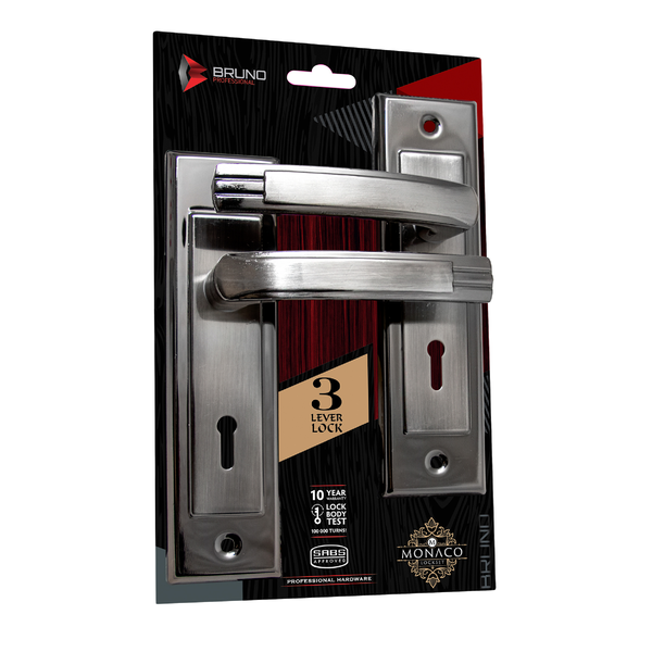 Monaco Lockset - Mortice Sabs - Hilton