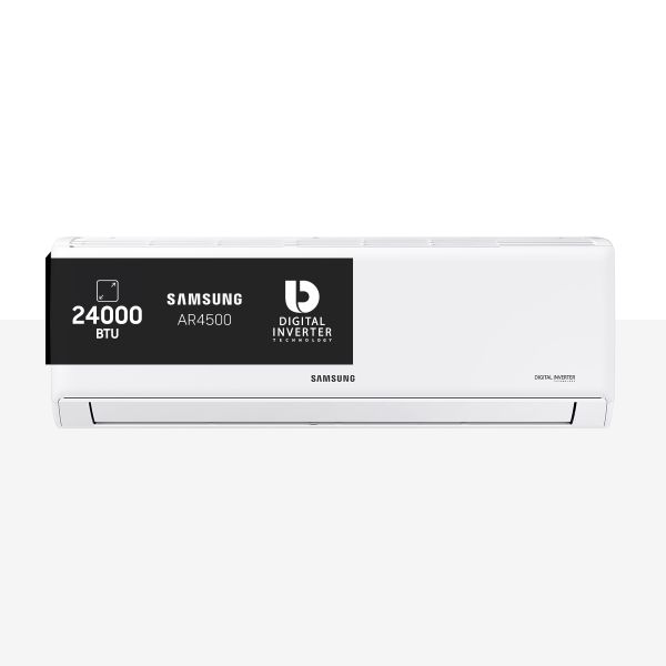 Samsung AR4500 Digital Inverter Split Air Conditioner (24000 BTU) - White
