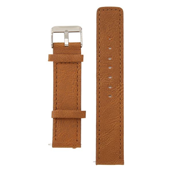 20mm Leather Strap Wrist Band for Amazfit GTS 3/GTS 2/Bip S/Bip U Brown
