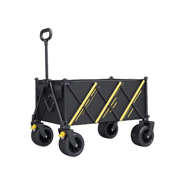 Collapsible Heavy Duty Camping Trolley Beach Trolley Camping Utility Wagon