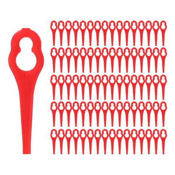 80Piece Replacement Grass Trimmer Blades Spare Part Lawn Mower Cutting
