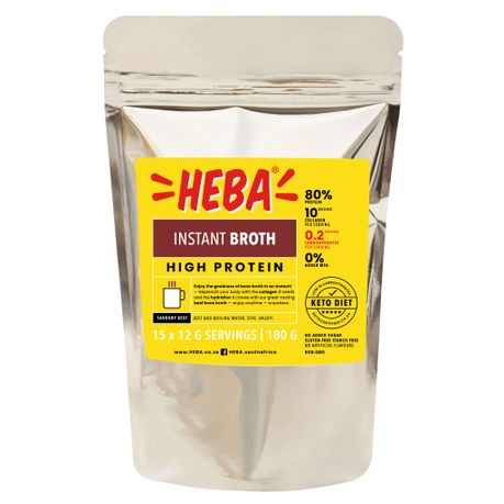 HEBA Instant Beef Bone Broth 180g Image