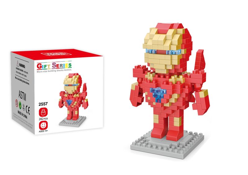 Wisehawk Iron Man - 282 Pieces (8.6cm Tall)
