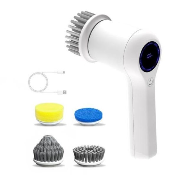 Cordless 5 Heads Cleaning Electric Brush
