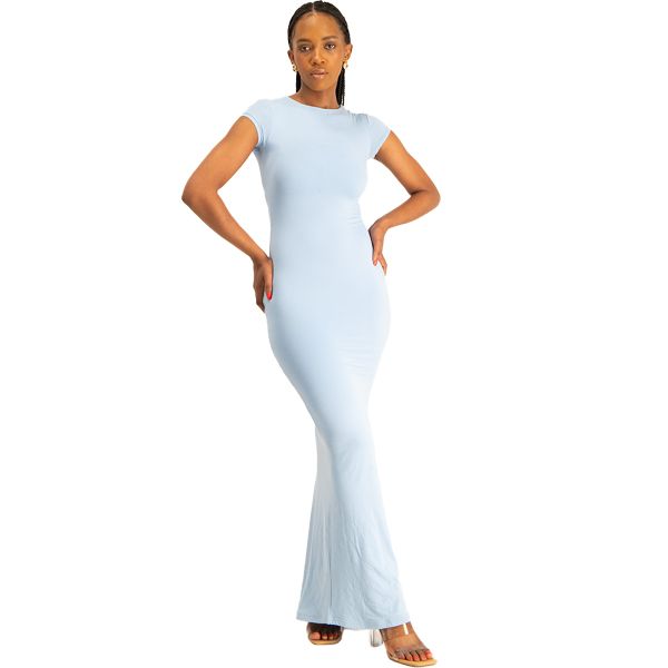 Women Spandex, Polyester Bodycon Maxi Dress