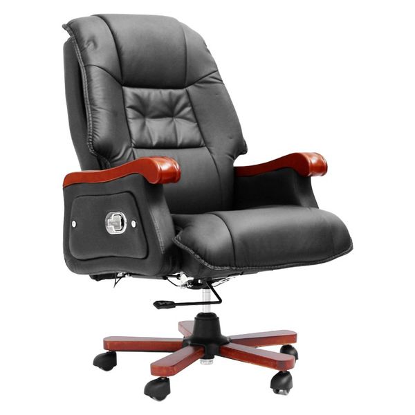 High-Back Executive Ergonomic Swivel Leather Office Chair 8038