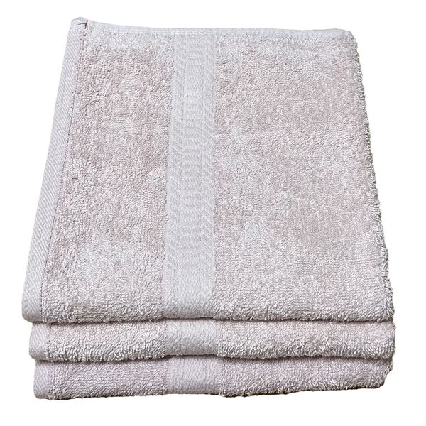 3 Pack Hand Towel Cotton 55 x 90cm - 325gsm - P15