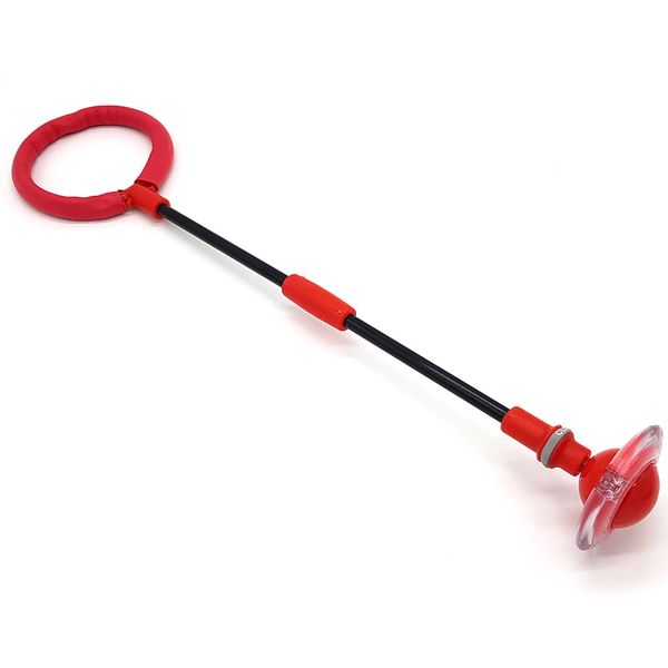 BUFFTEE Skip O Pro - Leg Hula Hoop &amp; Ankle Skipping Rope - Crimson