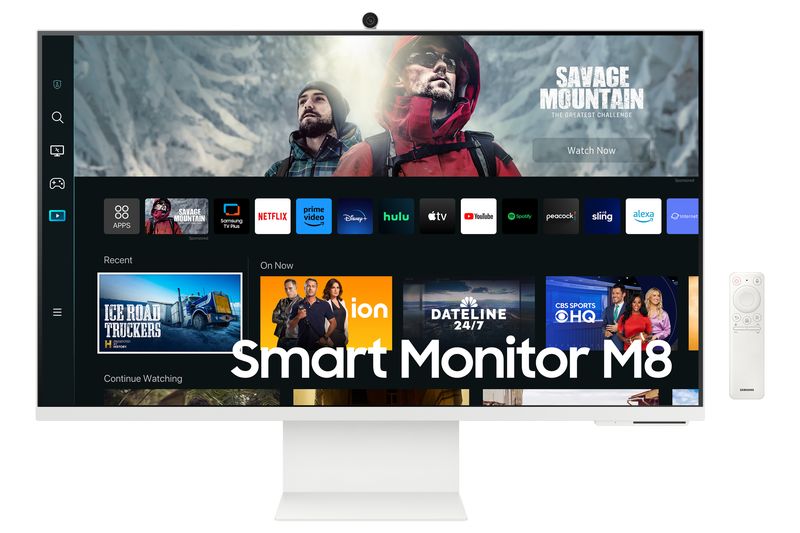 Samsung 32' 4K UHD Smart Monitor with Streaming and Slim Camera