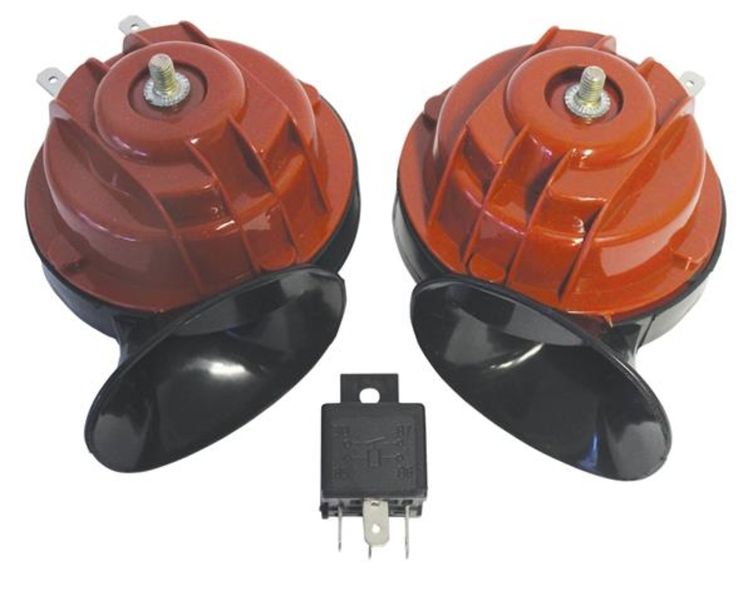 12 Volt Twin Hooter with Relay