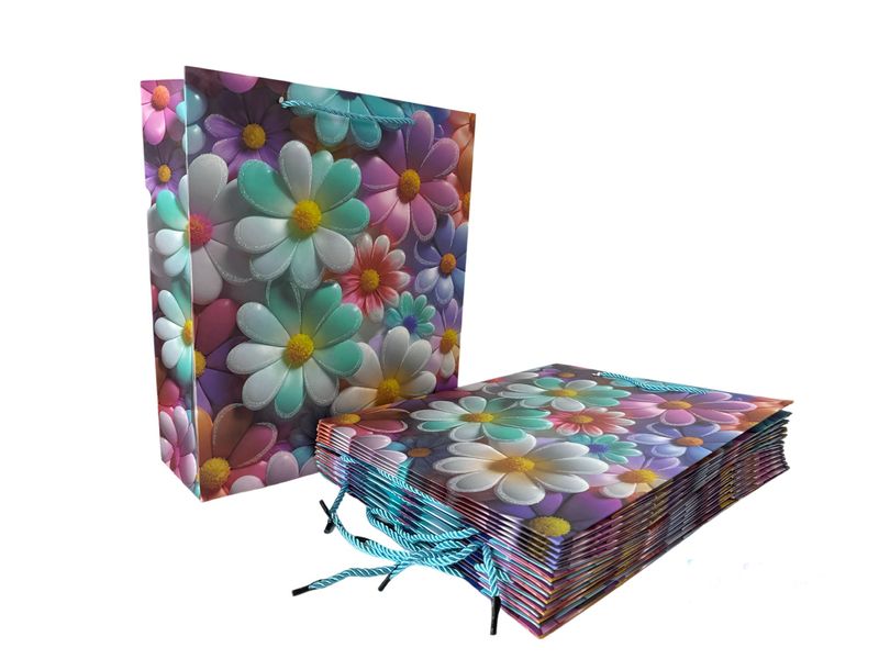 Premium Paper Gift Bags (12 Pack)