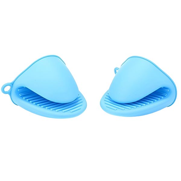 Heat Resistant Silicone Oven Gloves - Set of 2