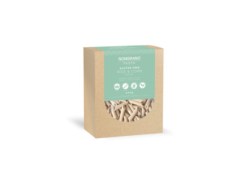 Nongrano Rice &amp; Corn Penne - 500g