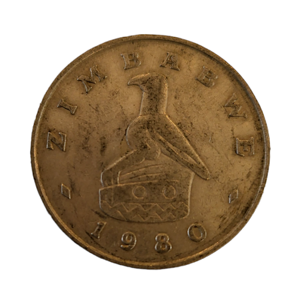 1980 Zimbabwe 1 Dollar Coin