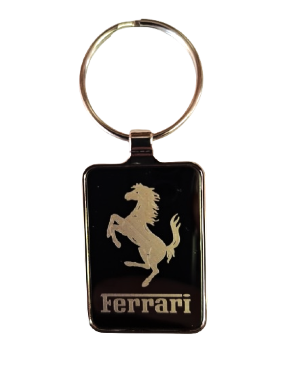Ferrari Stainless Steel Tag Keyring